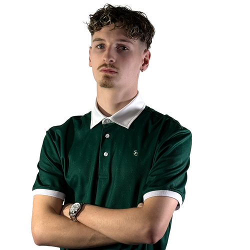 Heritage Green Monogram Polo Shirt