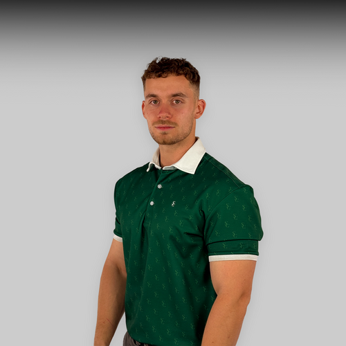 Monogram Polo Heritage Green Shirt