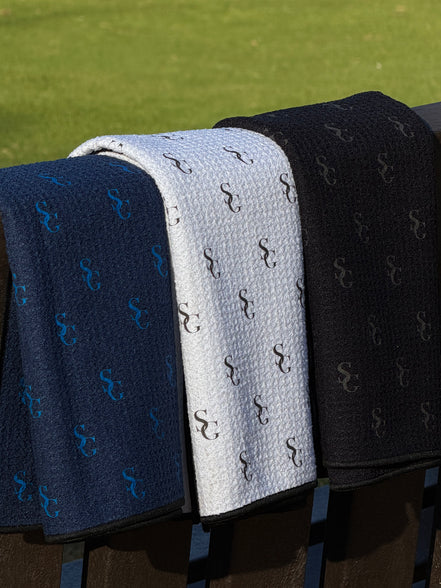 Monogram Towel | Blue