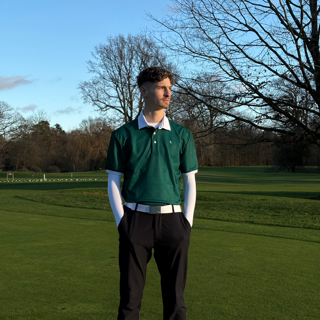 Heritage Green Monogram Polo Shirt