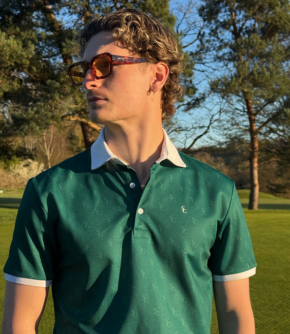 Monogram Polo Heritage Green Shirt