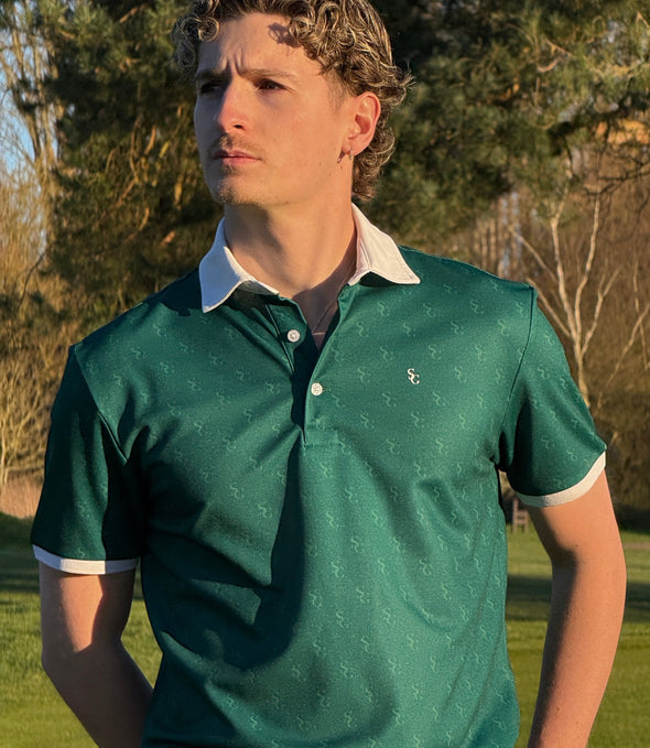Monogram Polo Heritage Green Shirt